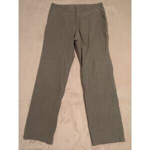 John Varvatos Made in Italy Gray Corduroy Clasp Pants 34x33 Cotton